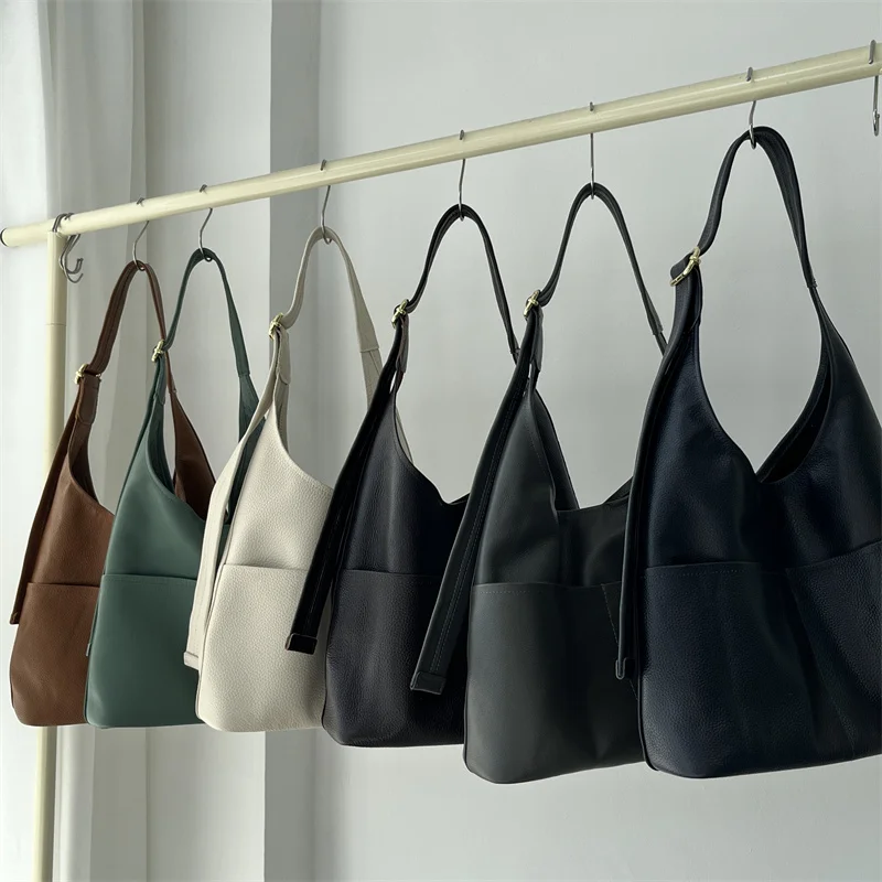 

Leather Ladies Bag Fashion Large-capacity Leather Shoulder Bag Tote Bag
