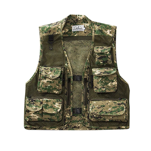 Fishing Vest Mesh Jacket for Men Women Utility Vest with Multi