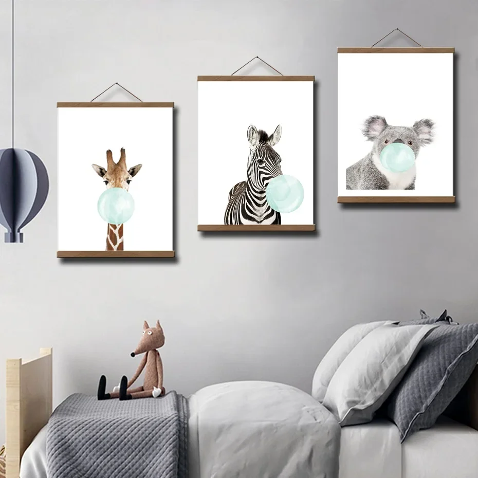 21-70 cm 그림 프레임 자기 나무 옷걸이 나무 사진 프레임 그림 캔버스 포스터 프레임 캔버스 프레임 아트 옷걸이 크리스마스