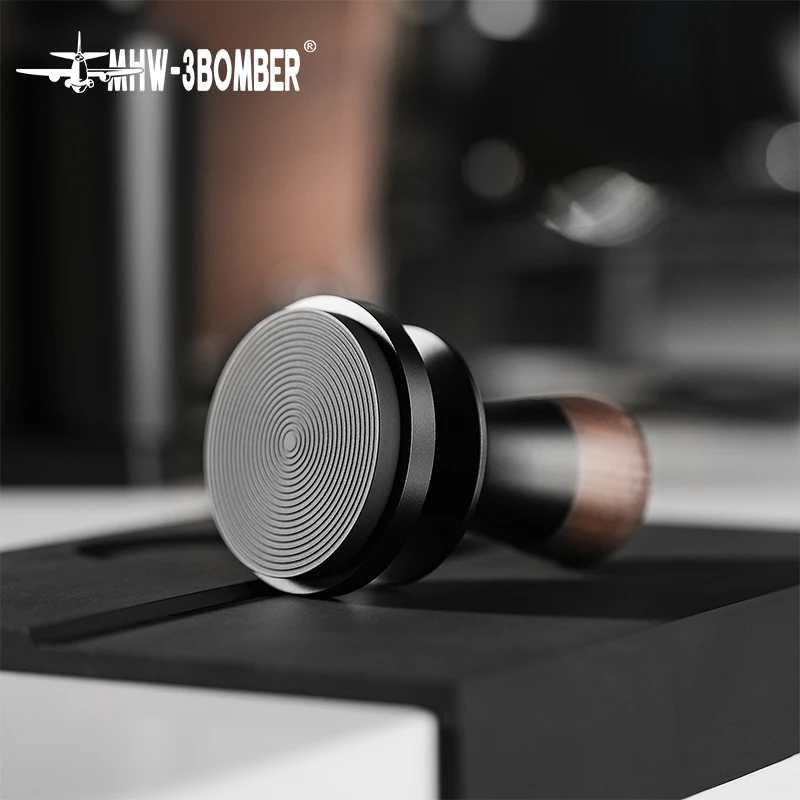 Coffee Tamper 30lbs Ripple Base Constant Pressure Espresso Tamper 3pcs Home Barista Tools