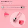 Double Head Nail Art Diamond Embroidery Drill Dot Painting Point Pen With Box Rhinestone Picker Wax Pencil Crystal Handle Tool 4