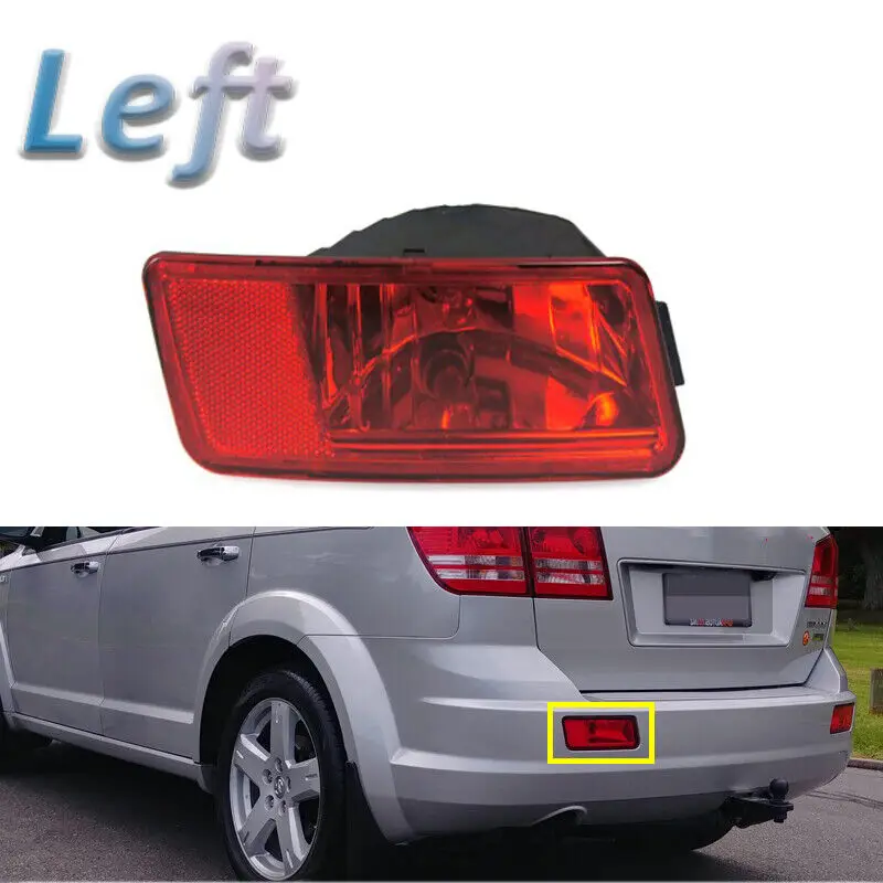 

Левый задний бампер, стоп-сигналы, противотуманные фары, отражатель для Dodge Journey 2009-2011