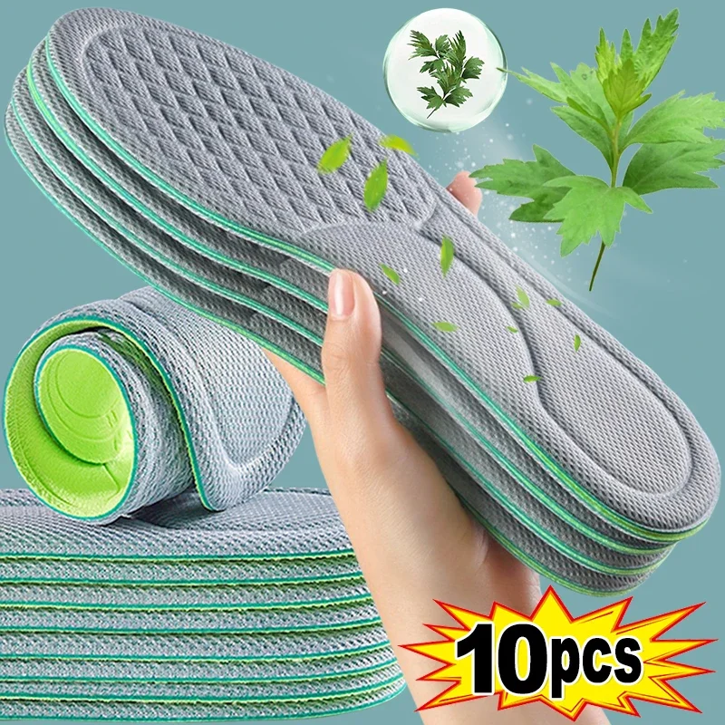 Shoe Insoles Unisex Soft Memory Foam Orthopedic Insoles Deodorizing Insole for Shoes Sports Absorbs Sweat Soft Antibacterial Shoe Accessories