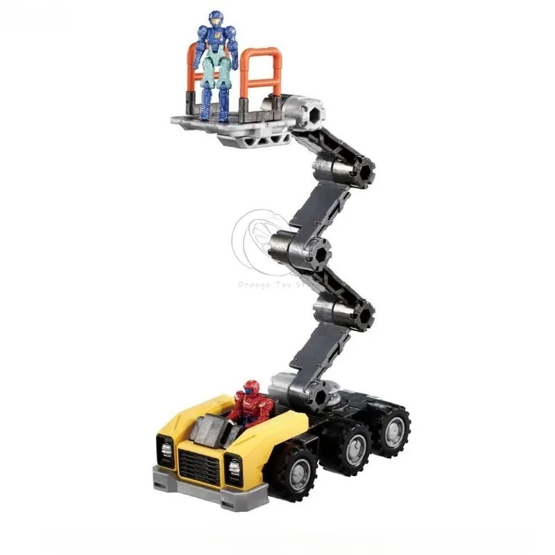 재고 있음 Takara Tomy Diaclone 장난감 DA-105 팀원 및 리프트 모델 로봇 컬렉션 액션 피규어 장난감 선물 취미