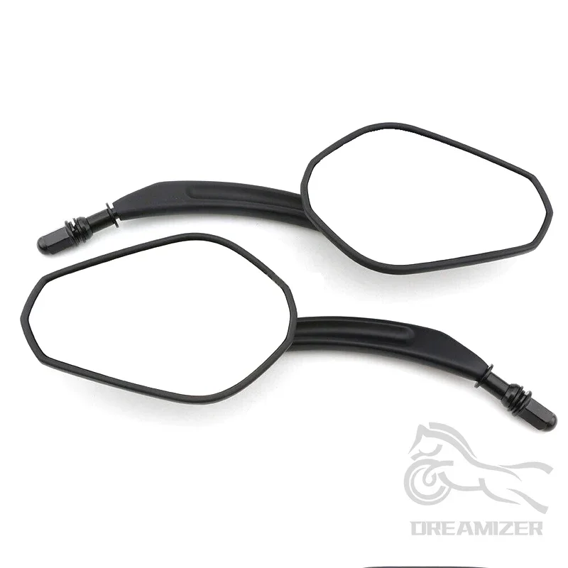 Abbigliamento Moto e Accessori - Specchietti 22mm Manubrio Moto Retrovisori Metallo Universali Ovali Oro