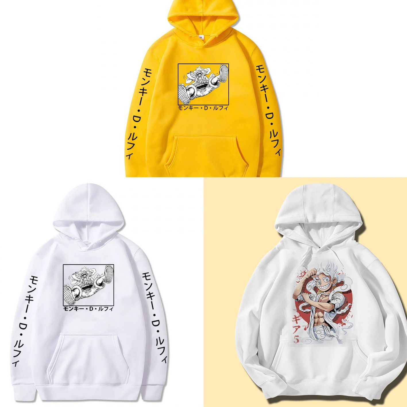 Hoodie Unisex Fashion LUFFYS NIKA FORMS Hooded Tops Hip Hop Clothing