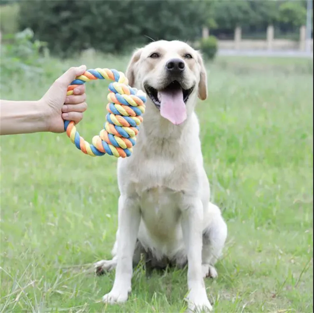 

Dog Chewing Knot Toy To Relieve Boredom Medium and Large Dog Labrador Golden Retriever Interactive Bite-Resistant Toy