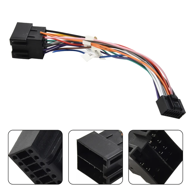 16 Pin To Iso Cable Adapter 16p Male Plug To Female Connector