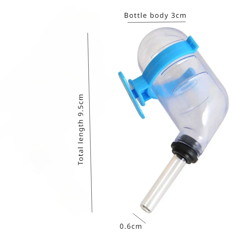 tepy Convenient Hanging Water Bottle Small Pets Drinking Squirrel Hamster Parrot Bird Guinea Pig Dispenser Pet Supplie