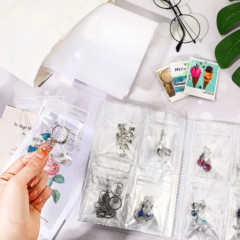 A6 Clear Storage Album Stamp Cutting Dies Storage Book Organizer Folder for DIY Scrapbook Sticker Photo Postcard Booklet