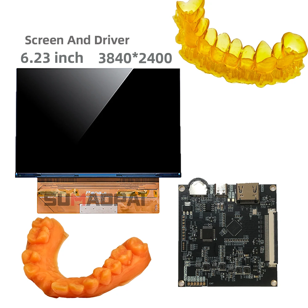 Photopolymer Resina Jóias Grau Impressora 3d Mono Tela Lcd Pj3d623vl Cura Luz 405nm Original Faça Você Mesmo 6.23 4k