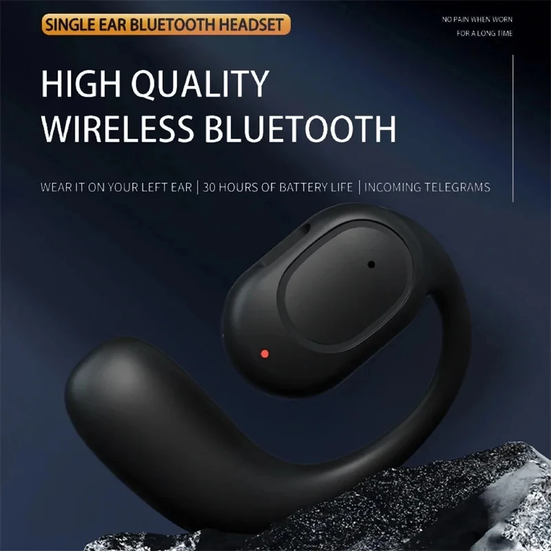 Wireless Headphones Bluetooth Headset With Microphone Bone Conduction Handsfree Noise Canceling Earphones For Driving Audifonos 6