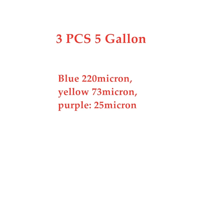 3 Pcs 5 Gallon