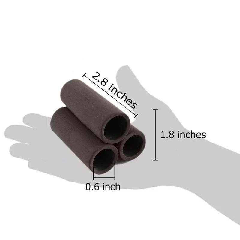 3 Pcs Brown Ceramic Shelters Shrimp Habitat Breeding Tube Hiding Cave fish tank ornaments,fish tank decorations,aquarium ornaments,mini landscape ornaments