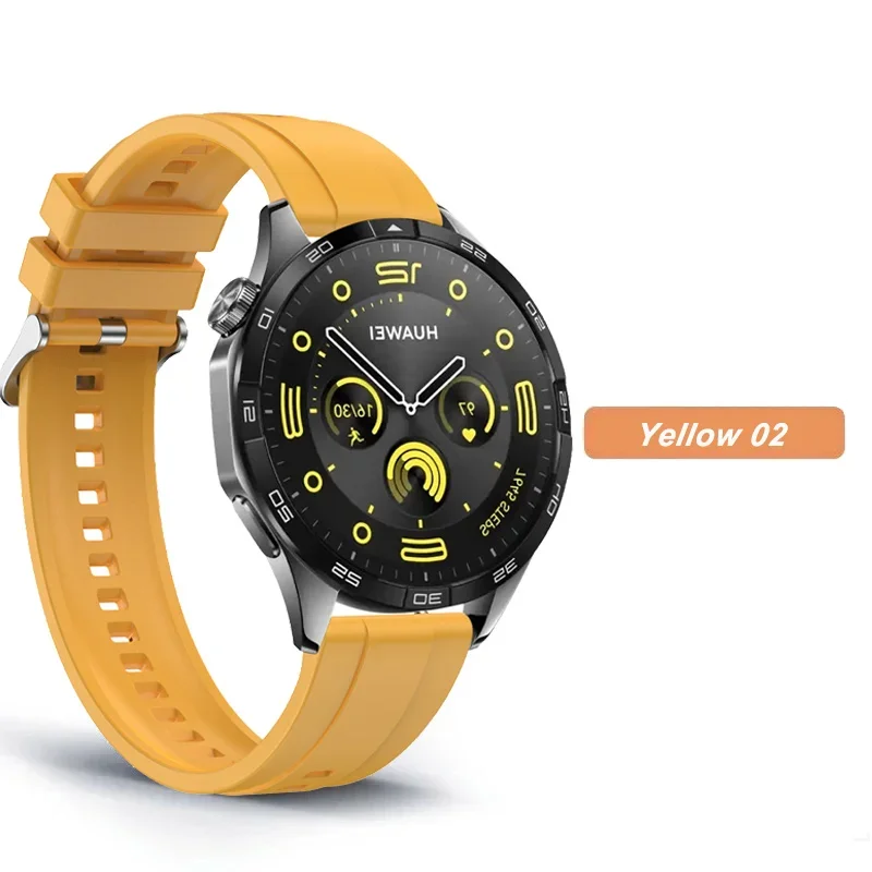 Premium 22mm Silicone & Woven Smartwatch Band - Elegant Strap Accessory