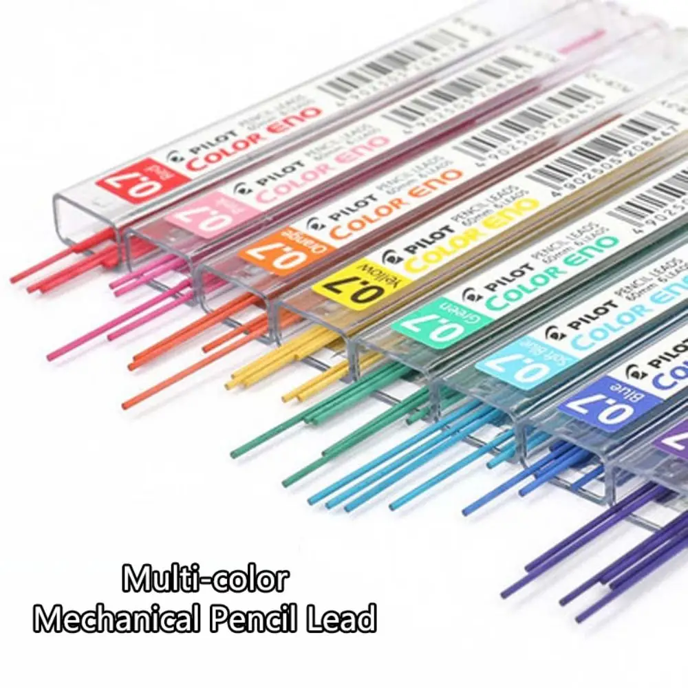 Multi-color Mechanical Pencil Lead 0.7mm 2B Colorful Pencil Lead Automatic Pencil Lead Refill School Art Sketch Drawing Supplies 3
