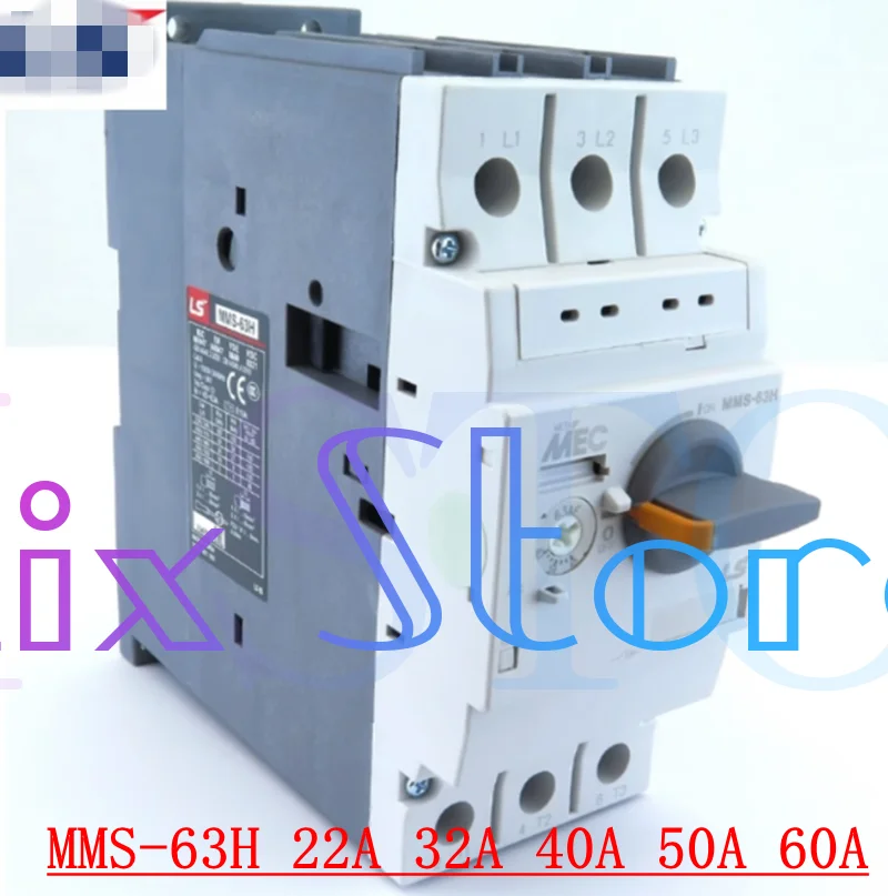 

1x MMS-63H 22A 32A 40A 50A 60A Meta-MEC Manual Motor Starter