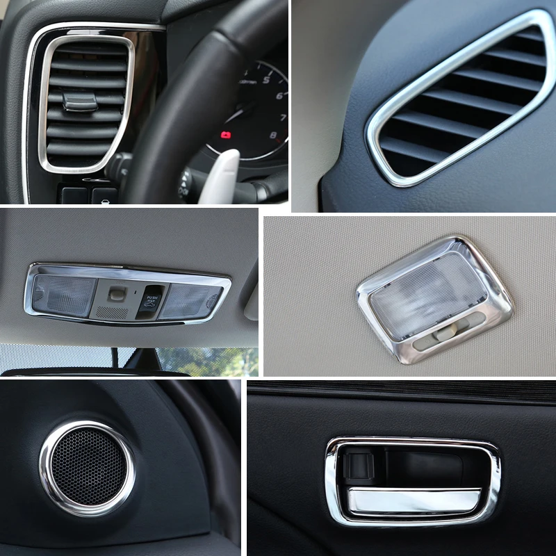 

Автомобильные аксессуары для Mitsubishi Outlander 2013-2014 2015 2019 Высокое качество ABS интерьер автомобиля Хромированные декоративные блестки автомобильные наклейки