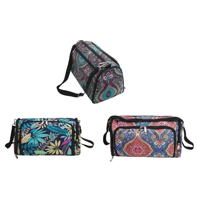 

Convenient Crochet Tote Bag for Yarn and Tools Shoulder Bag Stay Organized