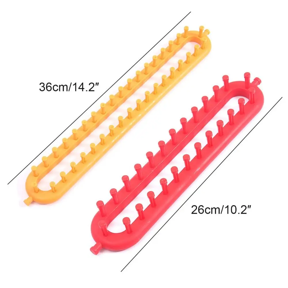 Plastic Weaving Loom Knitting Kit Durable Portable Handmade Craft Rectangle Wool Knitter DIY Machine Sewing Tools knitting loom knitting machine sewing tools weaving tools knitting craft supplies knitting supplies
