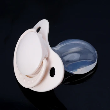Adult Pacifier Custom Big Size Food Grade Silicone Adult Pacifier Reduced Snoring Comfy Soft Pacifier Funny Toys