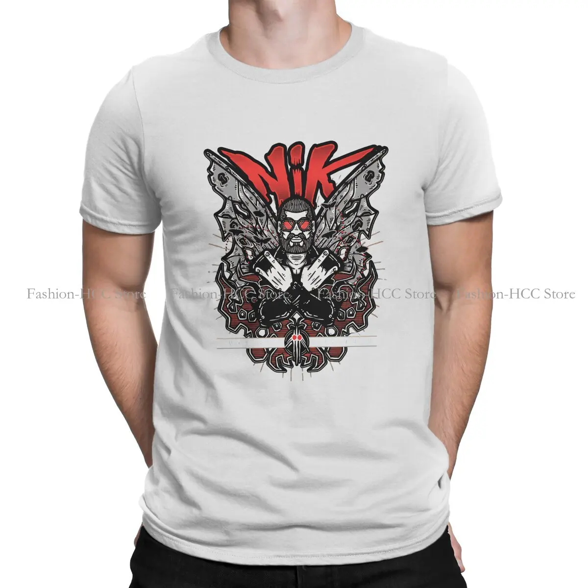 Nikmdart Special Tshirt Mothman Umanoide Creature Confortevole Idea Regalo Hip Hop T Shirt Stuff Ofertas Poliestere