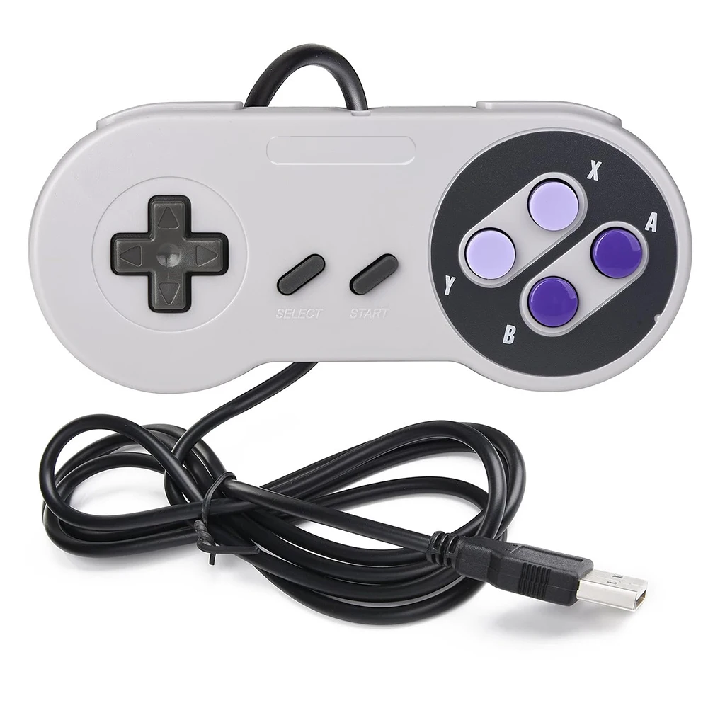 

PC Controller SNES USB Wired Gamepad Control PC Gaming Retro Emuelec Emulator Video Game Console Accessories Joystick Joypad