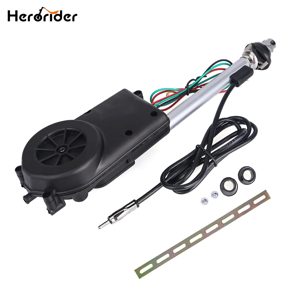 Universal Versenkbare Antenne Auto Antenne Antenne Elektrische Radio Carro  12V FM/AM Automatische Luft Versenkbare Antenne Ersetzen - AliExpress