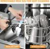 4 in 1 Multi-function Milk Frother Electric Hot and Cold for Making Latte Cappuccino Coffee Chocolate Kitchen Appliances DEVISIB 6