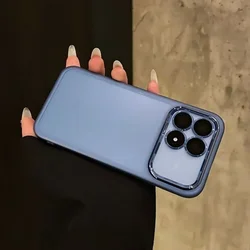 Schokbestendige Plating Silicone Back Cover Telefoonhoes