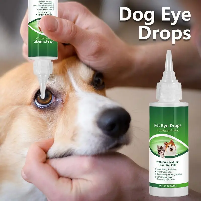 

Dog Tear Stain Remover Remove Tear Marks Soothe Eye Irritations Cleaner Reduce Itching Natural Pet Eye Care Drop Pet Supplies