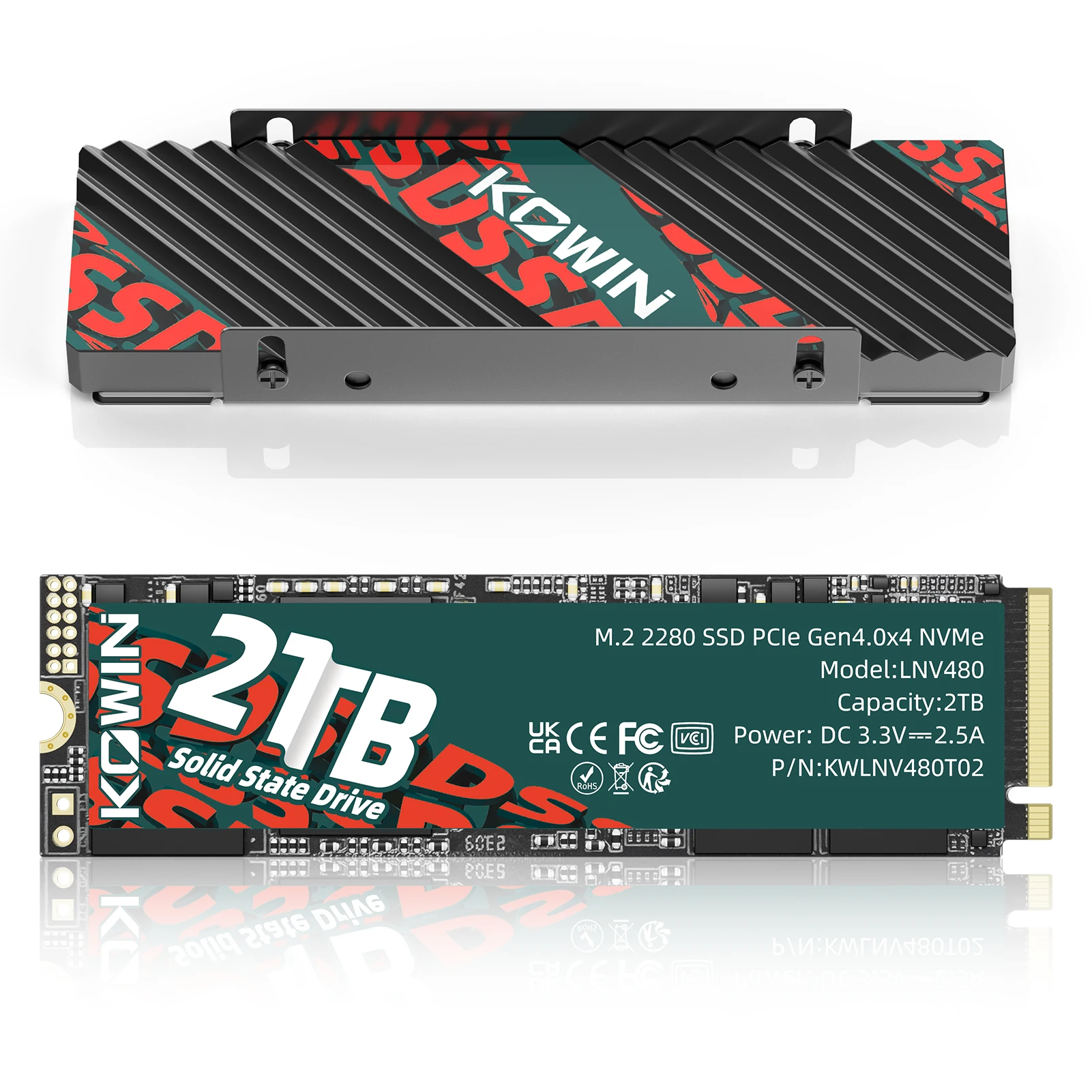 LNV400 ? 2TB KOWIN LNV400 【スタンドアロン（付属）】 PCIe Gen 4.0 