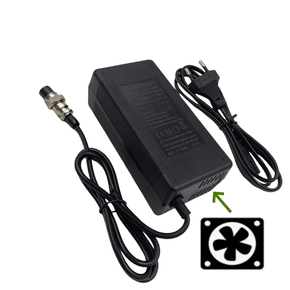 Chargeur Trottinette électrique – Coco Bike Chopper 60 V, 67,2 V 2 A (neuf)