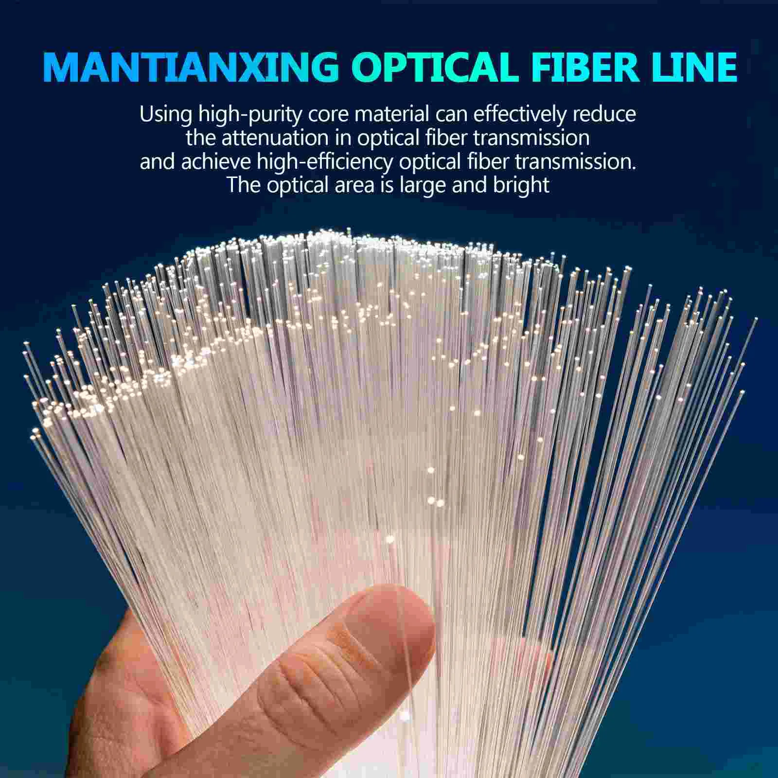 075mm 100 Meters Optical Fiber For Light Guiding Fiber Optic Lighting Fixture fiber optic lamp fiber optic cable fiber optic ceiling kit