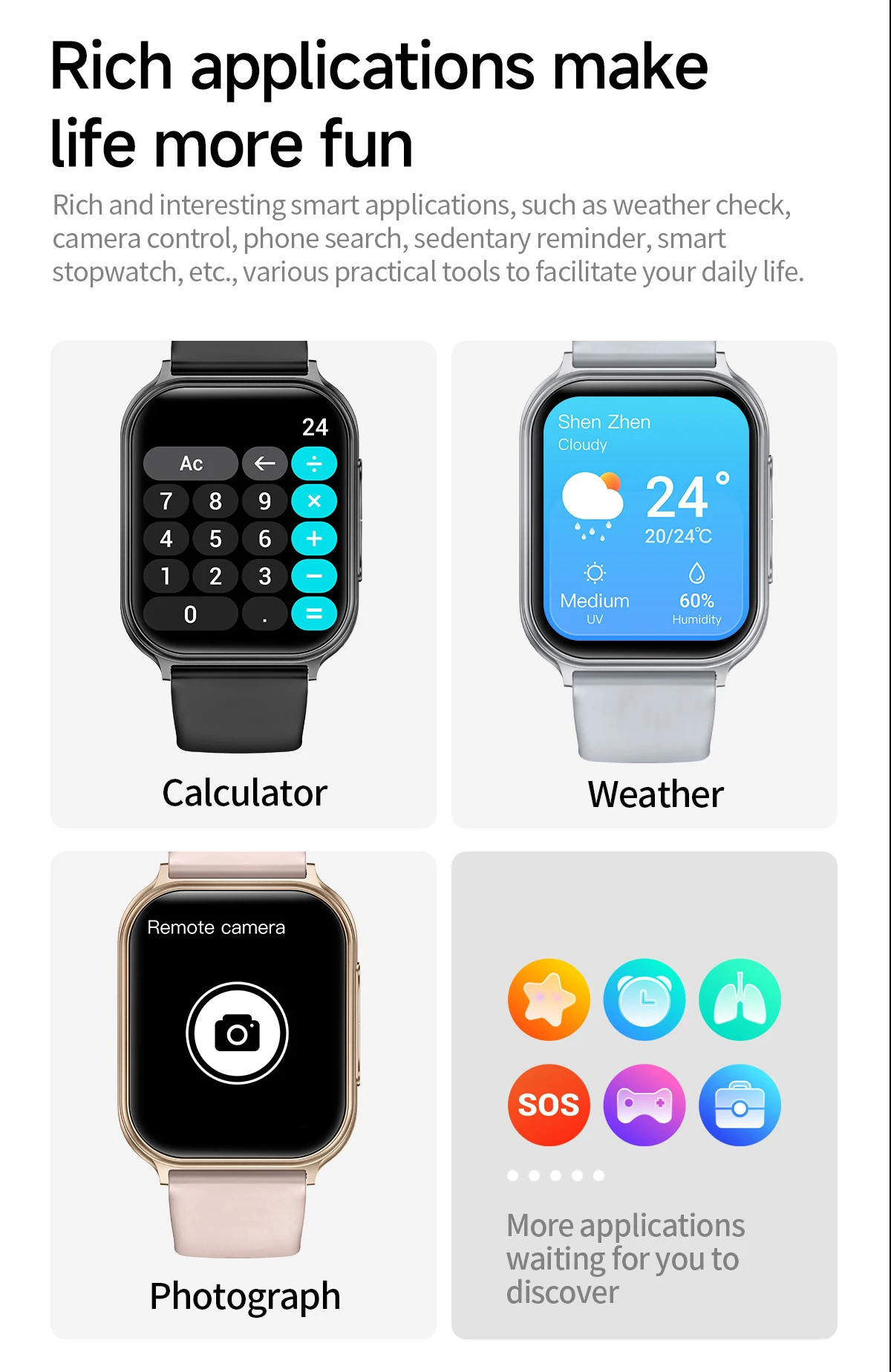 Lige Smartwatch Mit Sprachassistent Und Hd-display Für Sport_voghion.com
