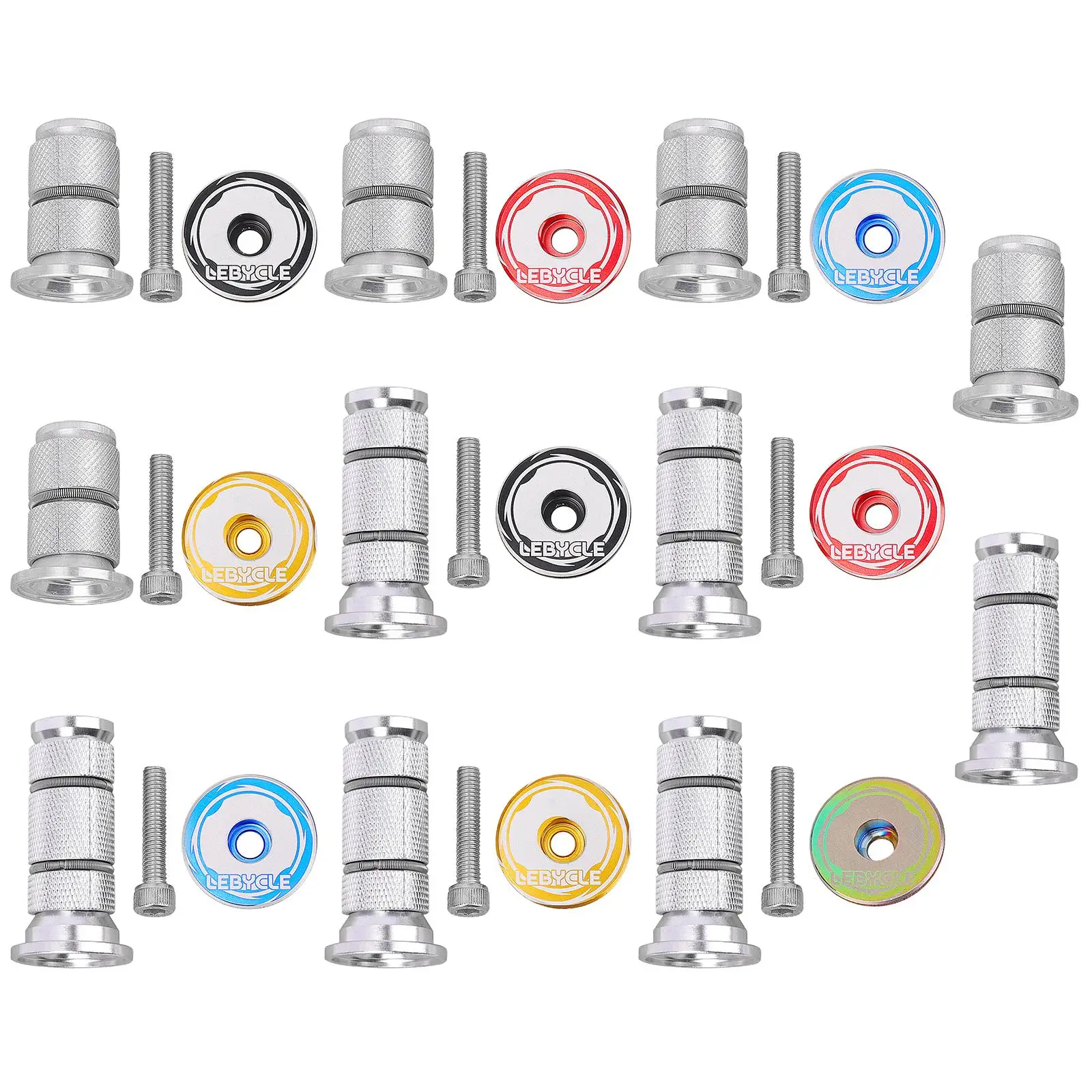 Bike Headsets 25.4mm 28.6mm Top Caps Screw Key Expander Aluminum Alloy