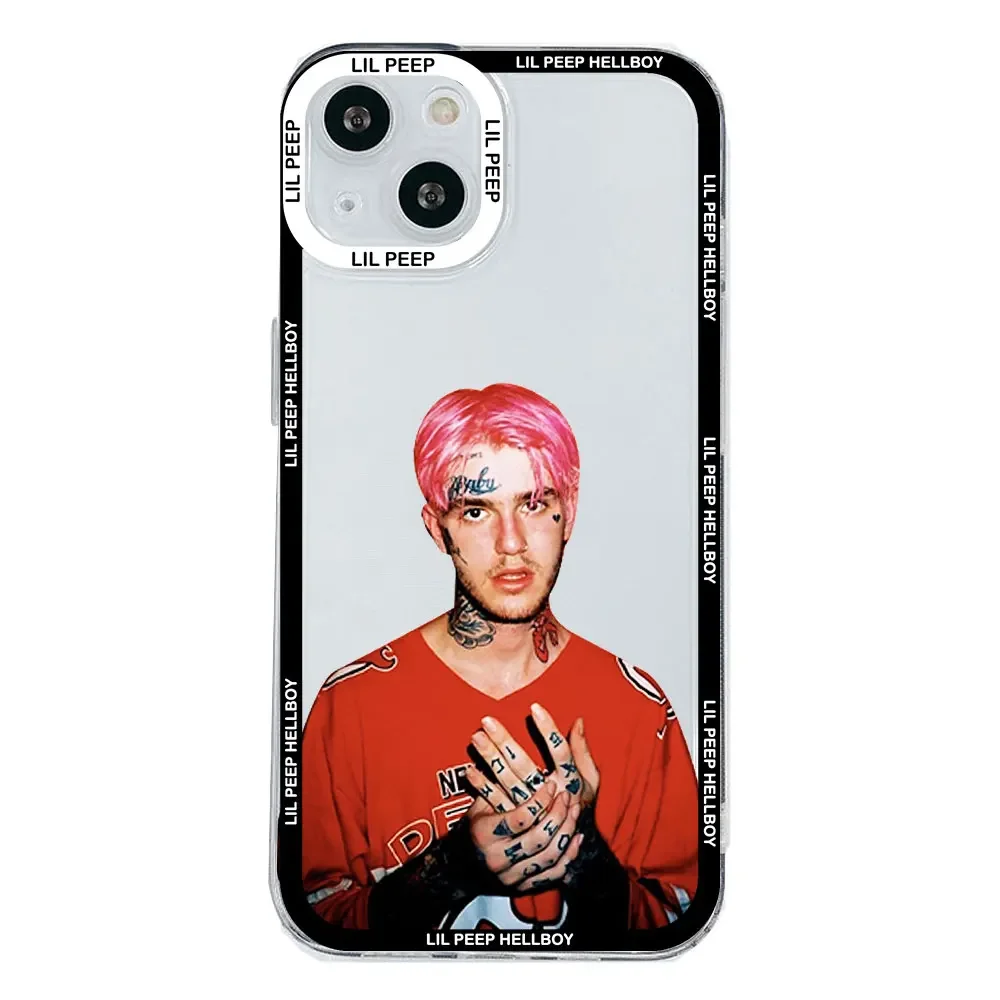 Lil Peep Hellboy Love Transparent Soft Phone Case Cover