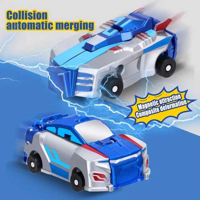 Ultimate Unicorn Car Toy 2 In 1 Creative Car Transforms Into Unicorn Robot Toy Inertial Sliding Racing Car Model Impact Deformed 4