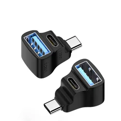 U - Shaped 20Gbps USB - C to USB - A Adapter with 8K 60Hz Support (2Pcs)