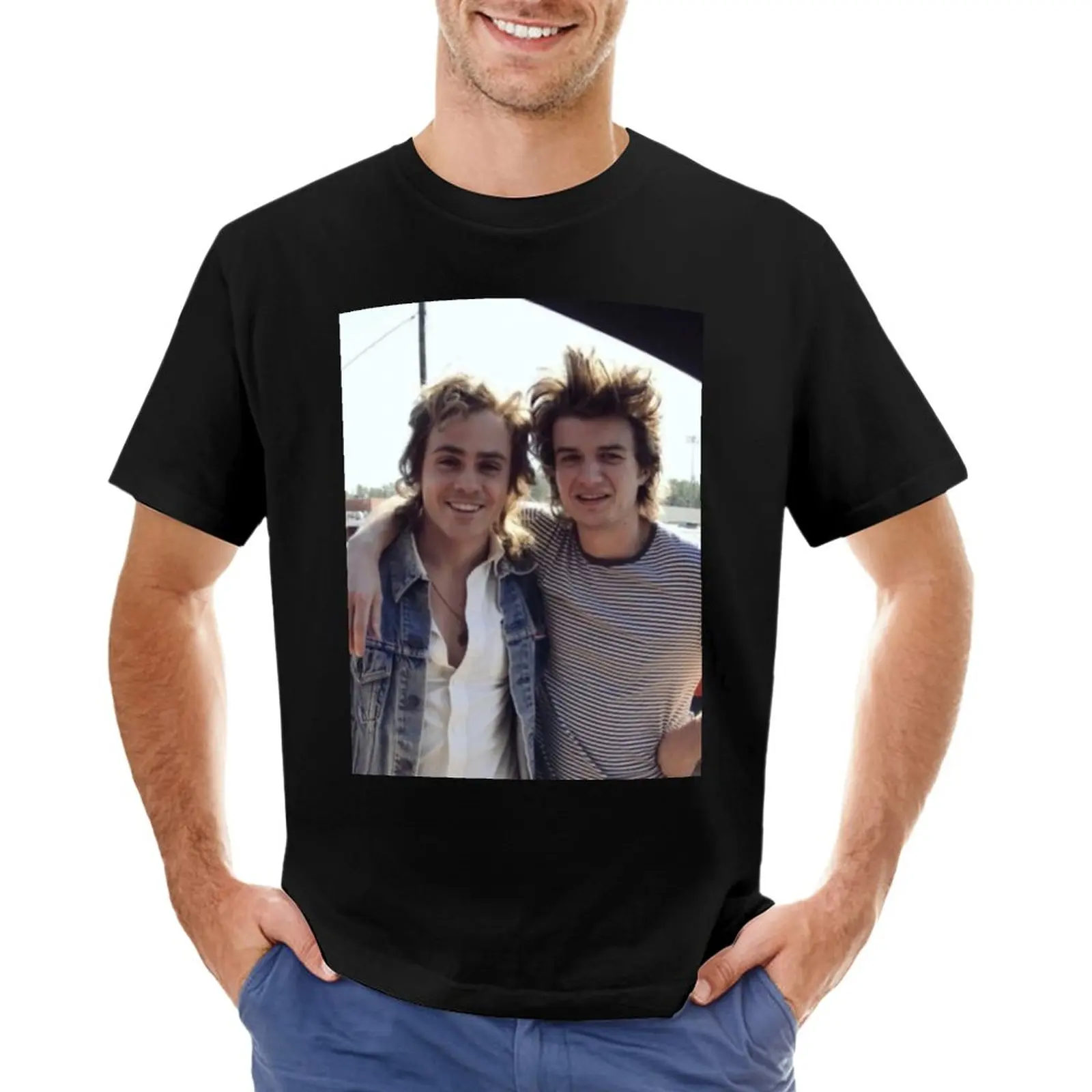 Joe Keery E Dacre T-Shirt Astm Vestiti Estivi Camicetta Ad Asciugatura Rapida Top Felpe, Uomo