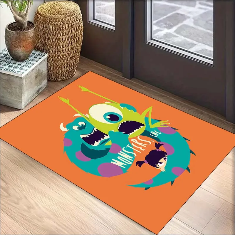 Коврик с мультипликационным принтом Disney Monster Inc, мягкий удобный декоративный ковер для гостиной, спальни, большой зоны, изысканный подарок