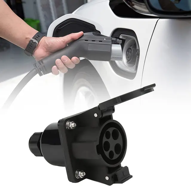 フィアット EV充電ケーブル 200V SAE J1772 タイプ1 充電器 ポータブル