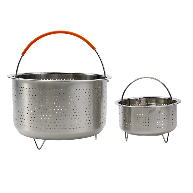 Steamer Insert Steamer Pot Stainless Steel Basket Rice Steamer Pressure Cooker, Size: 17.5 cm