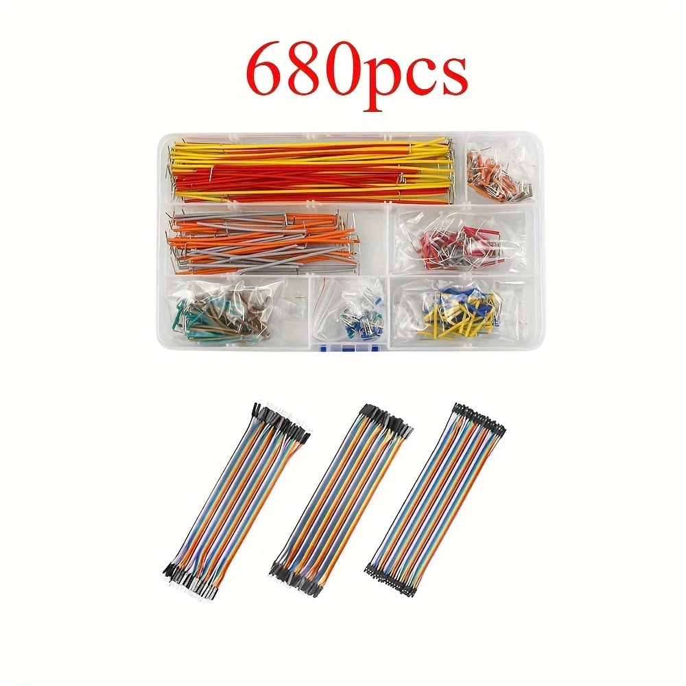 Super Comprehensive Jumper Wire Kit with 20cm Dupont Cables, Assorted Pieces