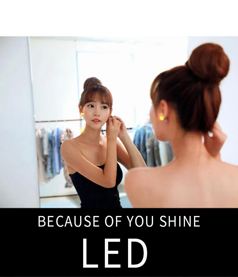 Neon Glow LED Earrings Style