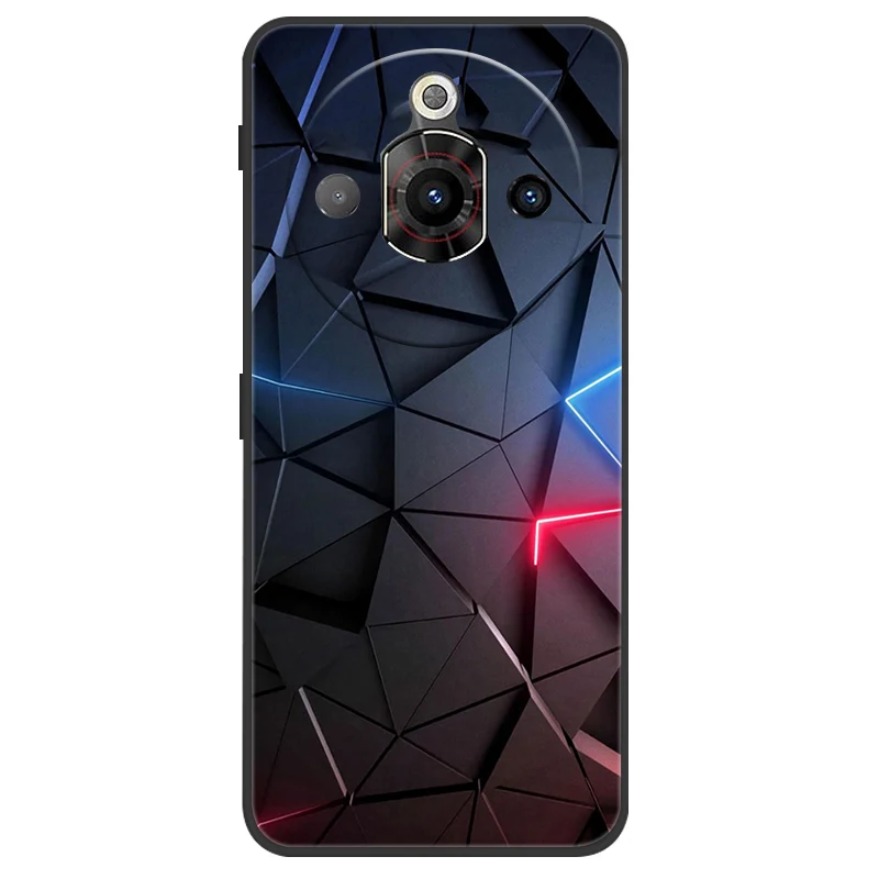 ZTE Nubia Focus Pro Black Silicone TPU Soft Phone Cover - Protective Back Shells
