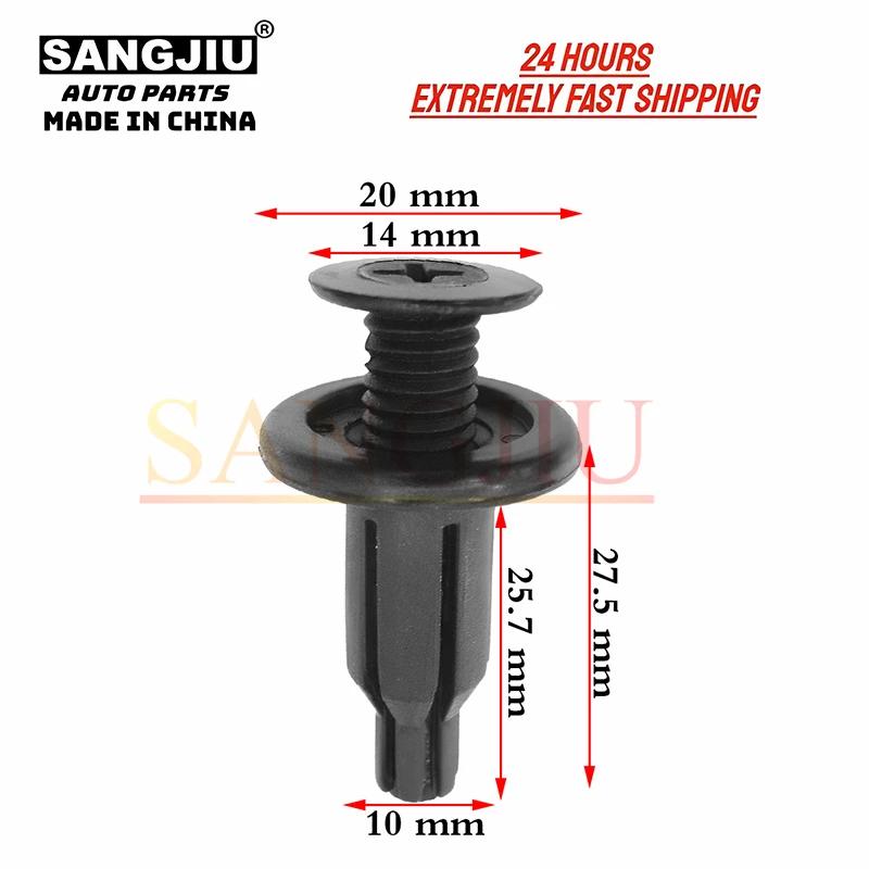 Clip Paraurti 20 Pezzi Compatibili Con Honda Accord Hybrid Civic Insight Odyssey Prelude Gm Daewoo Suzuki Samurai 91502-Sp0-003