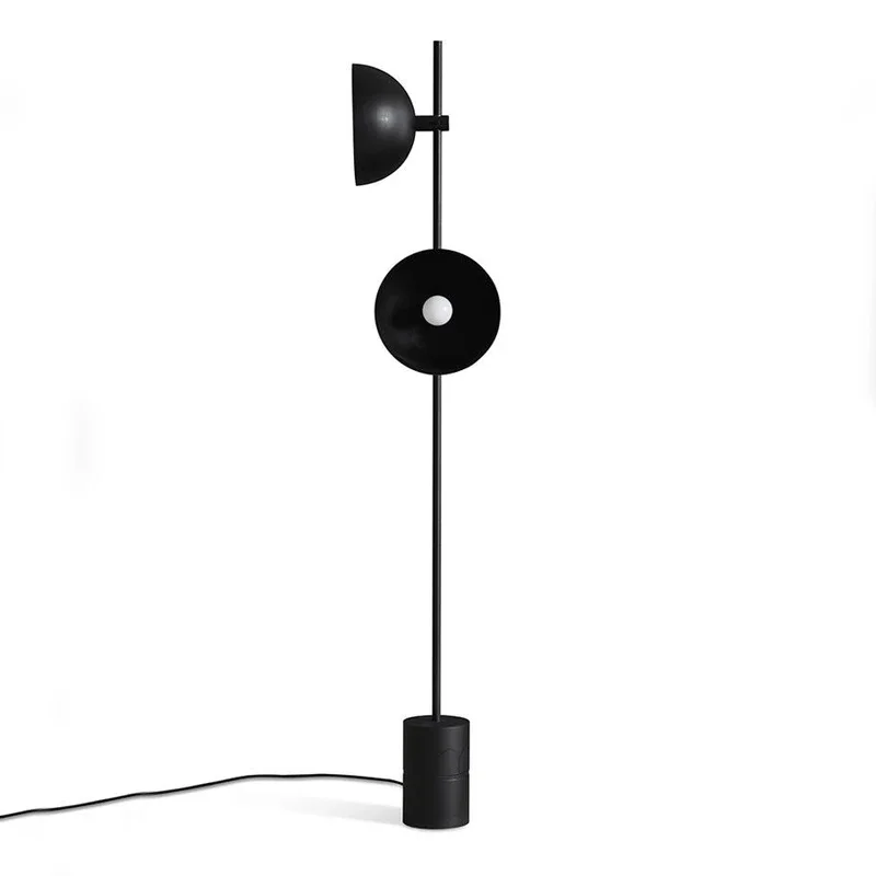 

ZL Floor Lamp Post-Modern Black Designer Bedroom Study Special Decoration