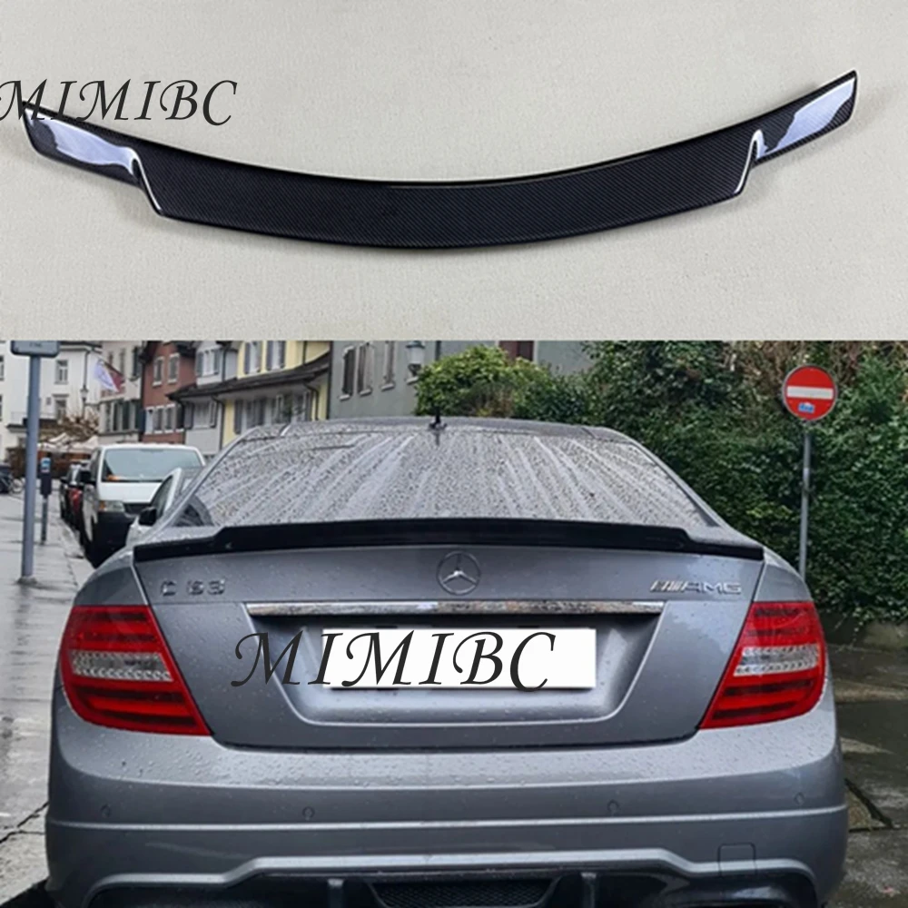 

FOR Mercedes-Benz C-Class W204 C204 2Door 4Door Coupe C74 Style Carbon Fiber Rear Spoiler Trunk Wing 2007-2014 FRP Forged car