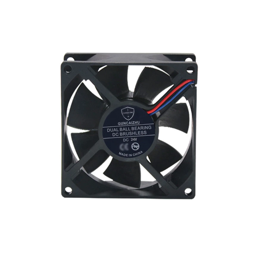 Dual Ball Bearing DC24V 80MM 8025 80*80*25MM 8*8*2.5CM Cooling Fan Inverter Fan 3PIN With FG RD